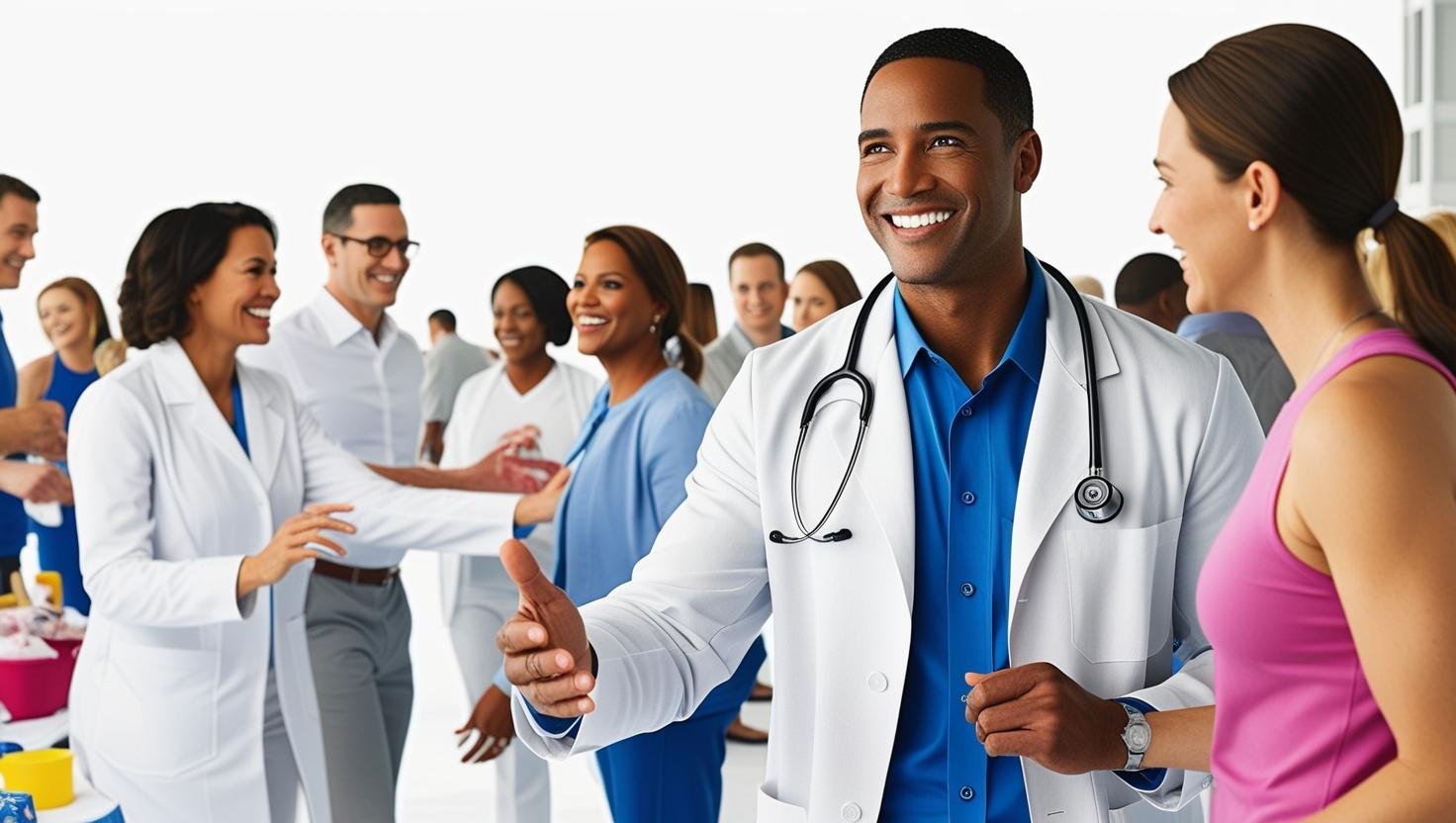 doctor at Southeast Health & Fitness Fair